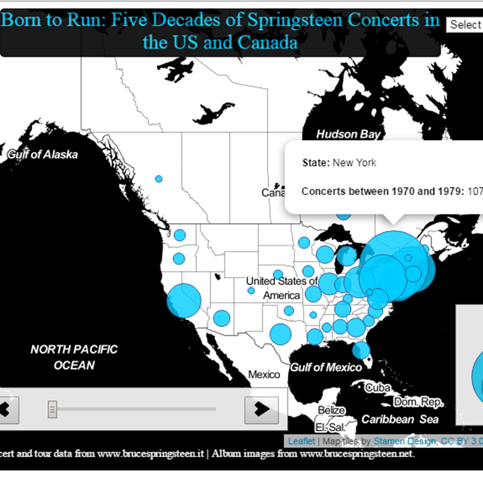 Springsteen Map